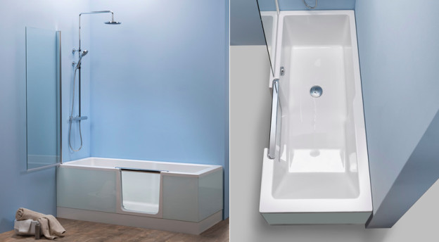 Sanolux Duo II Badewanne mit Tür