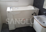 Bimini 307 Sitzbadewanne mit Armatur Sanolux